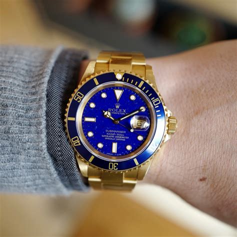 rolex submariner ref 16618|rolex lapis lazuli.